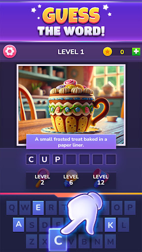 Przykładowa łamigłówka PixelPhrase